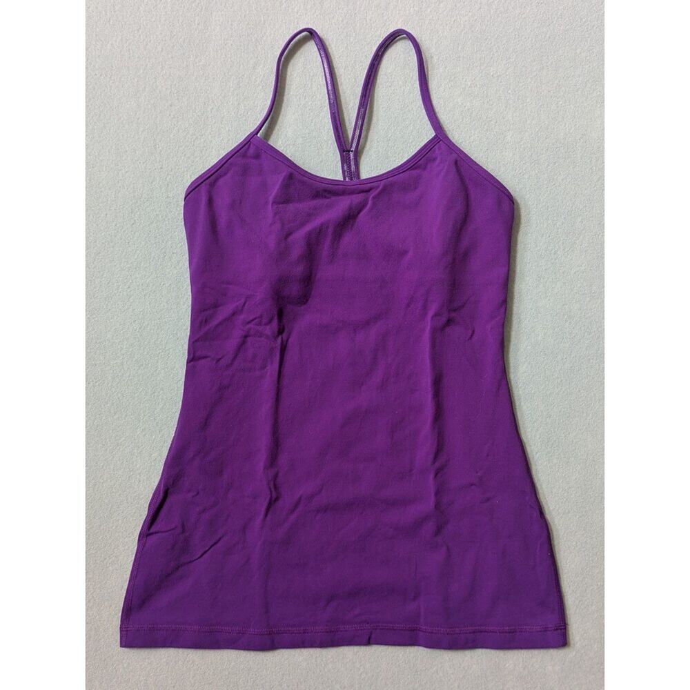 lululemon Power Y Tank Purple Size 6